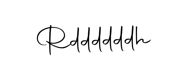 Similarly Autography-DOLnW is the best handwritten signature design. Signature creator online .You can use it as an online autograph creator for name Rddddddh. Rddddddh signature style 10 images and pictures png