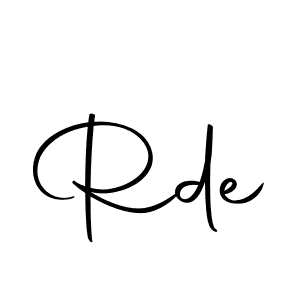 You can use this online signature creator to create a handwritten signature for the name Rde. This is the best online autograph maker. Rde signature style 10 images and pictures png