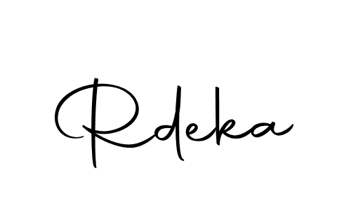 Similarly Autography-DOLnW is the best handwritten signature design. Signature creator online .You can use it as an online autograph creator for name Rdeka. Rdeka signature style 10 images and pictures png