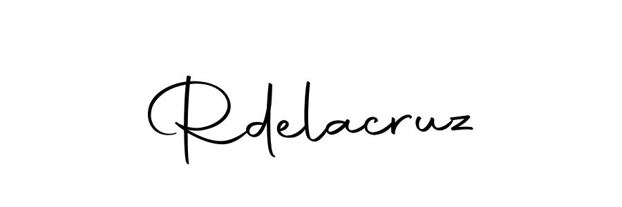 How to make Rdelacruz signature? Autography-DOLnW is a professional autograph style. Create handwritten signature for Rdelacruz name. Rdelacruz signature style 10 images and pictures png