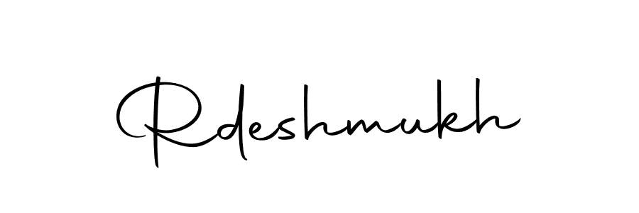 Rdeshmukh stylish signature style. Best Handwritten Sign (Autography-DOLnW) for my name. Handwritten Signature Collection Ideas for my name Rdeshmukh. Rdeshmukh signature style 10 images and pictures png