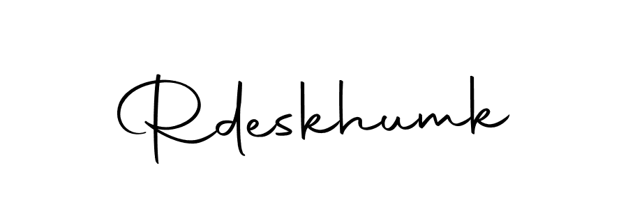 How to make Rdeskhumk name signature. Use Autography-DOLnW style for creating short signs online. This is the latest handwritten sign. Rdeskhumk signature style 10 images and pictures png
