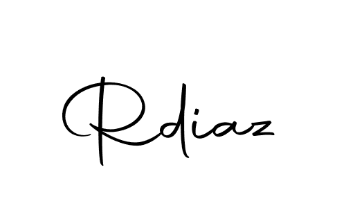 Make a beautiful signature design for name Rdiaz. With this signature (Autography-DOLnW) style, you can create a handwritten signature for free. Rdiaz signature style 10 images and pictures png