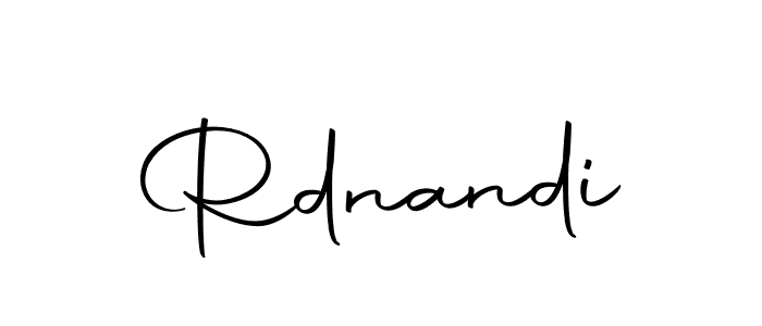 You should practise on your own different ways (Autography-DOLnW) to write your name (Rdnandi) in signature. don't let someone else do it for you. Rdnandi signature style 10 images and pictures png