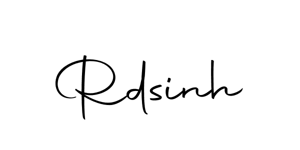 Create a beautiful signature design for name Rdsinh. With this signature (Autography-DOLnW) fonts, you can make a handwritten signature for free. Rdsinh signature style 10 images and pictures png