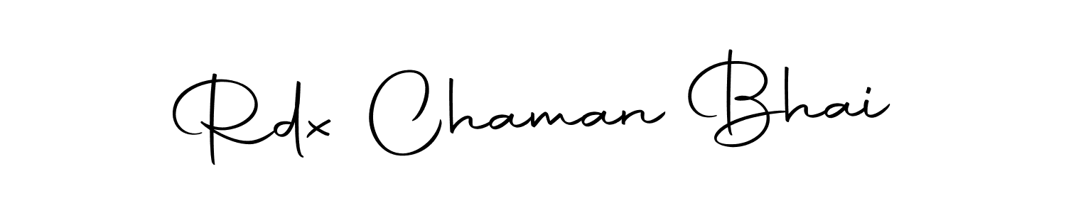 Make a beautiful signature design for name Rdx Chaman Bhai. With this signature (Autography-DOLnW) style, you can create a handwritten signature for free. Rdx Chaman Bhai signature style 10 images and pictures png