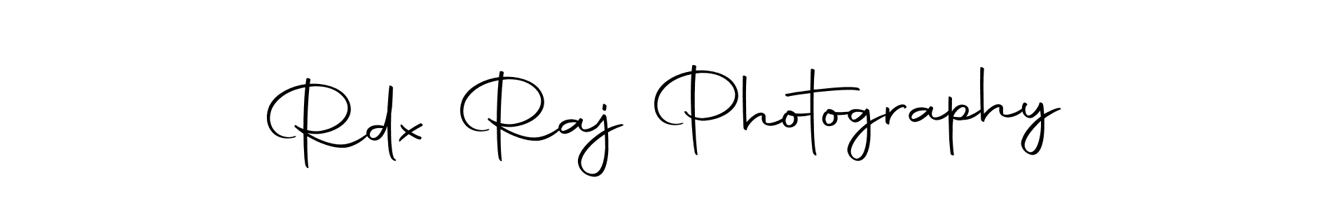 How to make Rdx Raj Photography name signature. Use Autography-DOLnW style for creating short signs online. This is the latest handwritten sign. Rdx Raj Photography signature style 10 images and pictures png