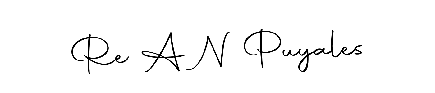 Use a signature maker to create a handwritten signature online. With this signature software, you can design (Autography-DOLnW) your own signature for name Re A N Puyales. Re A N Puyales signature style 10 images and pictures png