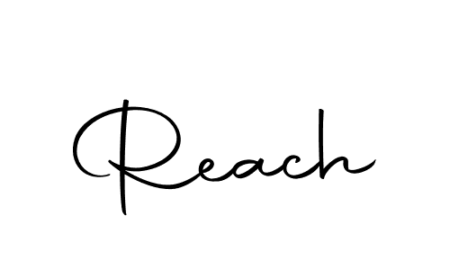 Also we have Reach name is the best signature style. Create professional handwritten signature collection using Autography-DOLnW autograph style. Reach signature style 10 images and pictures png
