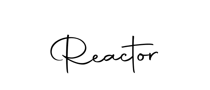 How to make Reactor signature? Autography-DOLnW is a professional autograph style. Create handwritten signature for Reactor name. Reactor signature style 10 images and pictures png