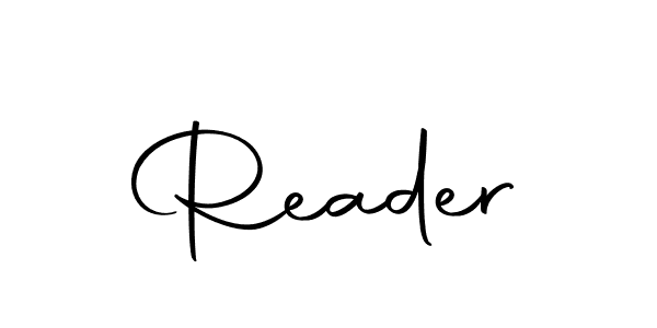 You can use this online signature creator to create a handwritten signature for the name Reader. This is the best online autograph maker. Reader signature style 10 images and pictures png