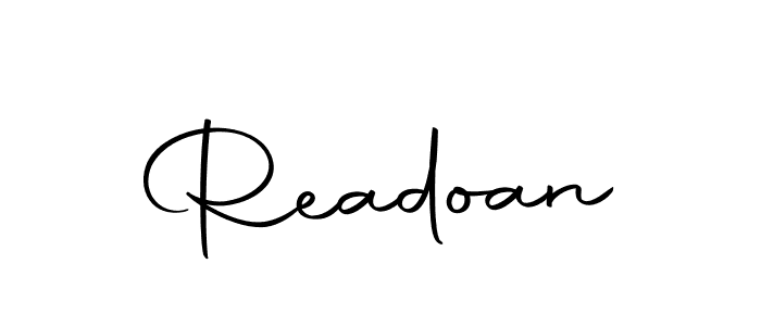 Create a beautiful signature design for name Readoan. With this signature (Autography-DOLnW) fonts, you can make a handwritten signature for free. Readoan signature style 10 images and pictures png