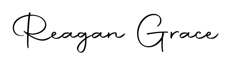 The Autography-DOLnW typeface gives name Reagan Grace a refined look. Suitable for certificates, diplomas, and official verification. Reagan Grace signature style 10 images and pictures png