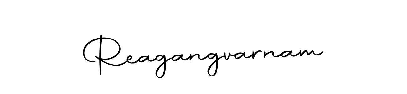 Create a beautiful signature design for name Reagangvarnam. With this signature (Autography-DOLnW) fonts, you can make a handwritten signature for free. Reagangvarnam signature style 10 images and pictures png