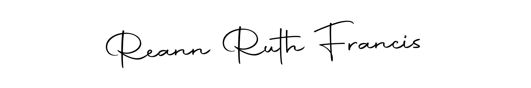 It looks lik you need a new signature style for name Reann Ruth Francis. Design unique handwritten (Autography-DOLnW) signature with our free signature maker in just a few clicks. Reann Ruth Francis signature style 10 images and pictures png