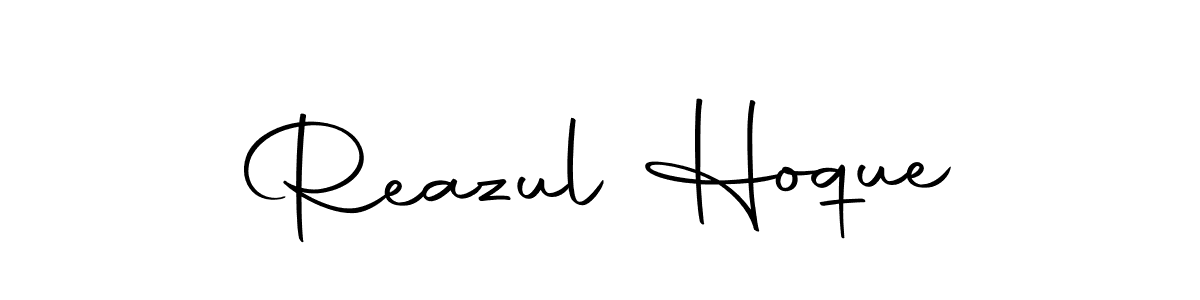 Create a beautiful signature design for name Reazul Hoque. With this signature (Autography-DOLnW) fonts, you can make a handwritten signature for free. Reazul Hoque signature style 10 images and pictures png