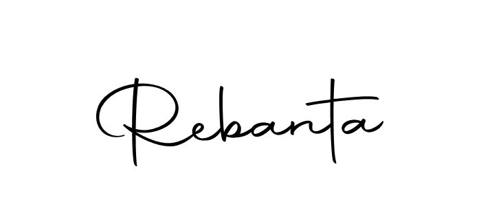 You can use this online signature creator to create a handwritten signature for the name Rebanta. This is the best online autograph maker. Rebanta signature style 10 images and pictures png