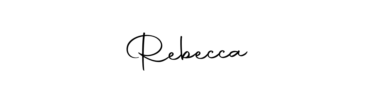 Make a beautiful signature design for name Rebecca♥️. Use this online signature maker to create a handwritten signature for free. Rebecca♥️ signature style 10 images and pictures png