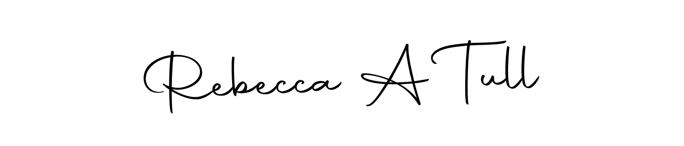 if you are searching for the best signature style for your name Rebecca A Tull. so please give up your signature search. here we have designed multiple signature styles  using Autography-DOLnW. Rebecca A Tull signature style 10 images and pictures png