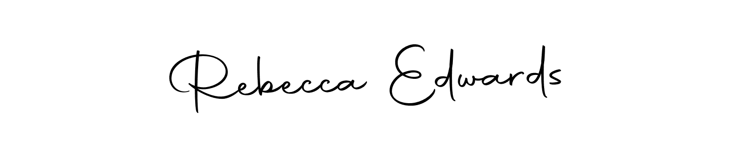 Make a beautiful signature design for name Rebecca Edwards. Use this online signature maker to create a handwritten signature for free. Rebecca Edwards signature style 10 images and pictures png