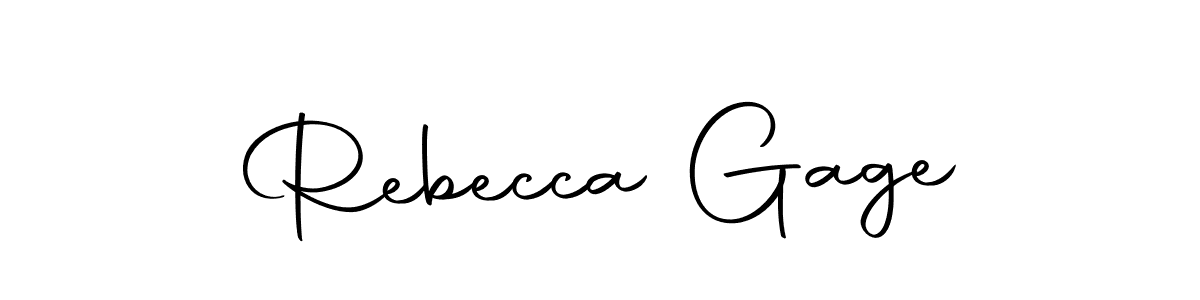 Make a beautiful signature design for name Rebecca Gage. Use this online signature maker to create a handwritten signature for free. Rebecca Gage signature style 10 images and pictures png