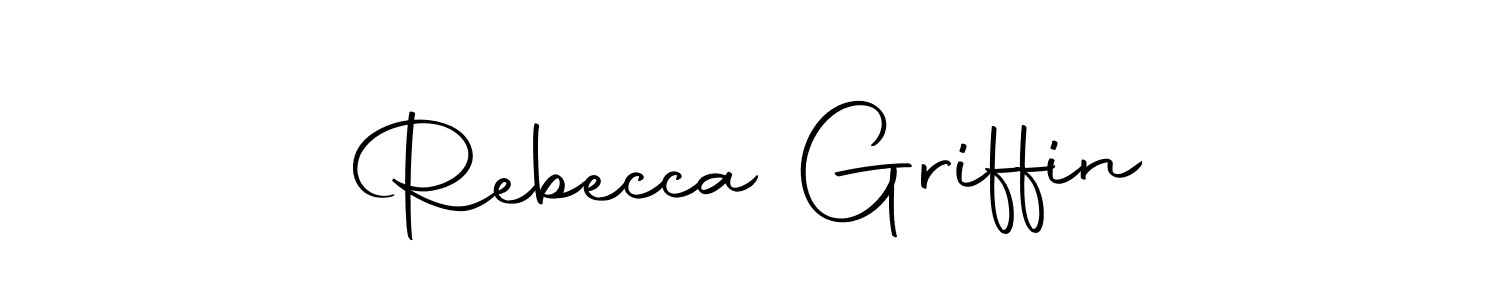 Make a beautiful signature design for name Rebecca Griffin. Use this online signature maker to create a handwritten signature for free. Rebecca Griffin signature style 10 images and pictures png