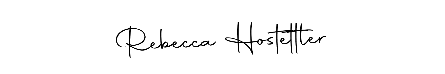 How to make Rebecca Hostettler signature? Autography-DOLnW is a professional autograph style. Create handwritten signature for Rebecca Hostettler name. Rebecca Hostettler signature style 10 images and pictures png