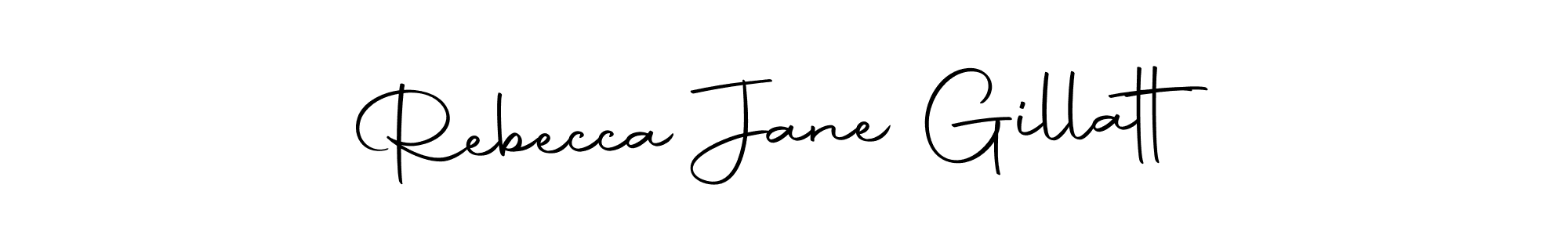 Create a beautiful signature design for name Rebecca Jane Gillatt. With this signature (Autography-DOLnW) fonts, you can make a handwritten signature for free. Rebecca Jane Gillatt signature style 10 images and pictures png