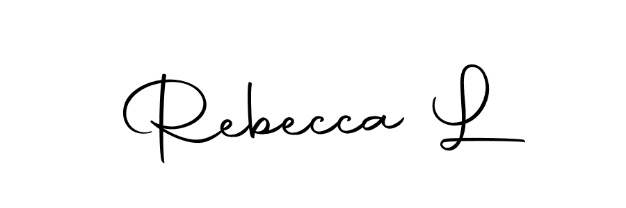Also we have Rebecca L name is the best signature style. Create professional handwritten signature collection using Autography-DOLnW autograph style. Rebecca L signature style 10 images and pictures png