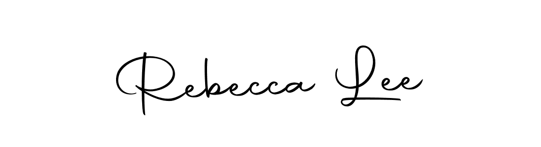 Rebecca Lee stylish signature style. Best Handwritten Sign (Autography-DOLnW) for my name. Handwritten Signature Collection Ideas for my name Rebecca Lee. Rebecca Lee signature style 10 images and pictures png