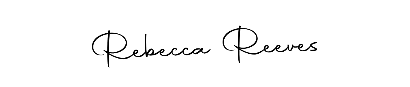 Rebecca Reeves stylish signature style. Best Handwritten Sign (Autography-DOLnW) for my name. Handwritten Signature Collection Ideas for my name Rebecca Reeves. Rebecca Reeves signature style 10 images and pictures png