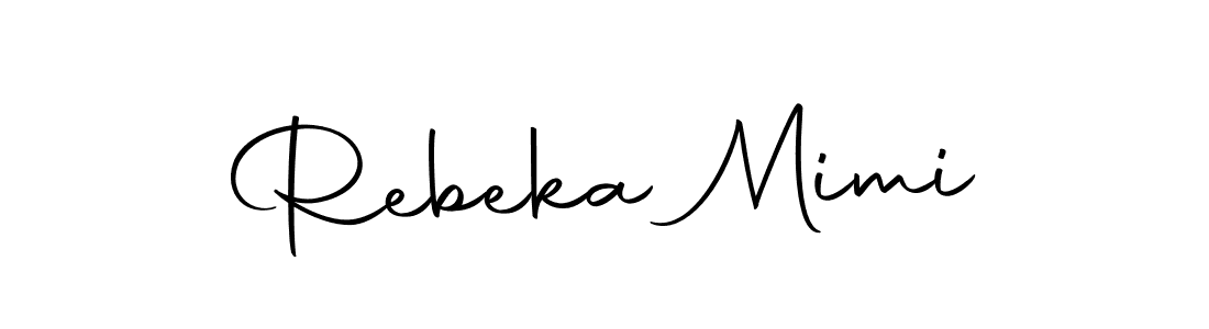 The best way (Autography-DOLnW) to make a short signature is to pick only two or three words in your name. The name Rebeka Mimi include a total of six letters. For converting this name. Rebeka Mimi signature style 10 images and pictures png