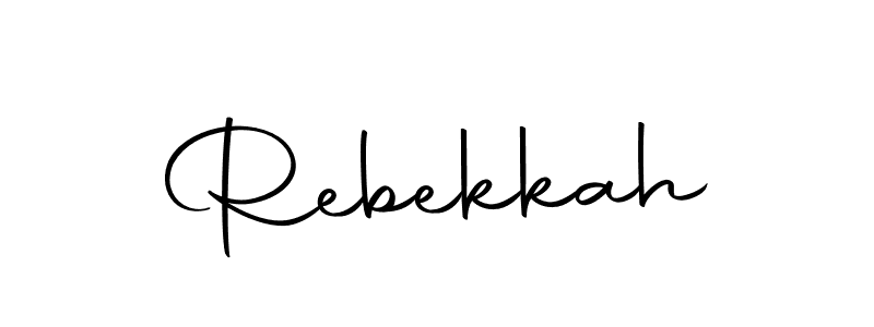 How to make Rebekkah signature? Autography-DOLnW is a professional autograph style. Create handwritten signature for Rebekkah name. Rebekkah signature style 10 images and pictures png