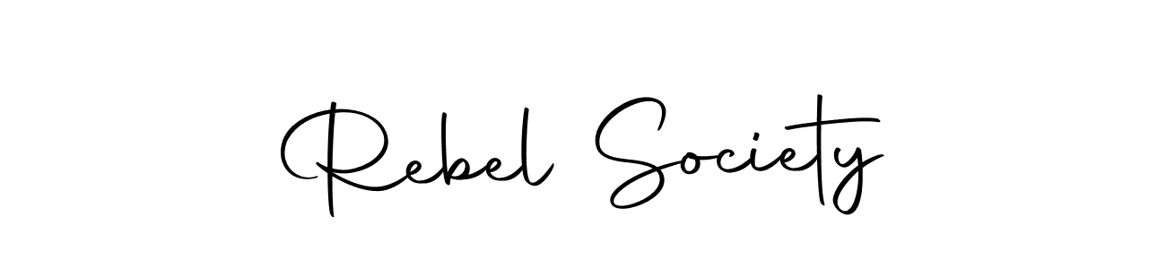 It looks lik you need a new signature style for name Rebel Society. Design unique handwritten (Autography-DOLnW) signature with our free signature maker in just a few clicks. Rebel Society signature style 10 images and pictures png