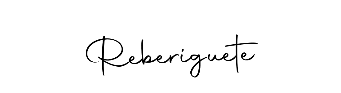 How to make Reberiguete name signature. Use Autography-DOLnW style for creating short signs online. This is the latest handwritten sign. Reberiguete signature style 10 images and pictures png