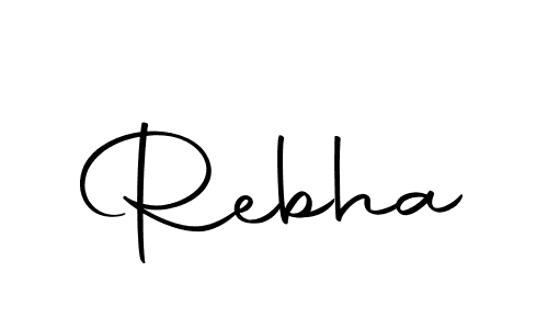 if you are searching for the best signature style for your name Rebha. so please give up your signature search. here we have designed multiple signature styles  using Autography-DOLnW. Rebha signature style 10 images and pictures png