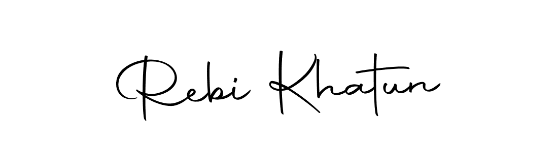 Make a beautiful signature design for name Rebi Khatun. Use this online signature maker to create a handwritten signature for free. Rebi Khatun signature style 10 images and pictures png