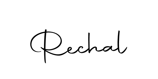The best way (Autography-DOLnW) to make a short signature is to pick only two or three words in your name. The name Rechal include a total of six letters. For converting this name. Rechal signature style 10 images and pictures png