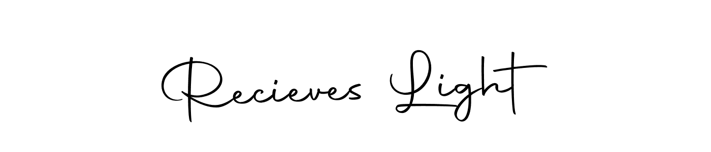 Make a beautiful signature design for name Recieves Light. Use this online signature maker to create a handwritten signature for free. Recieves Light signature style 10 images and pictures png