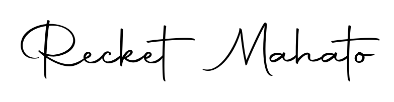 Style your name Recket Mahato with confidence using Autography-DOLnW signature design. Simple, elegant, and ready for immediate document use. Recket Mahato signature style 10 images and pictures png