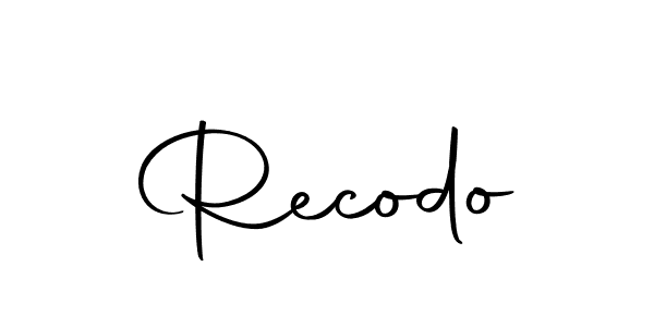 Create a beautiful signature design for name Recodo. With this signature (Autography-DOLnW) fonts, you can make a handwritten signature for free. Recodo signature style 10 images and pictures png