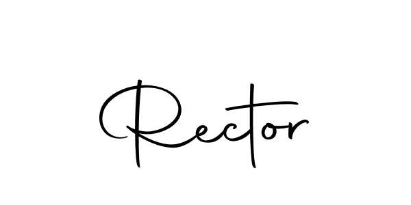 The best way (Autography-DOLnW) to make a short signature is to pick only two or three words in your name. The name Rector include a total of six letters. For converting this name. Rector signature style 10 images and pictures png