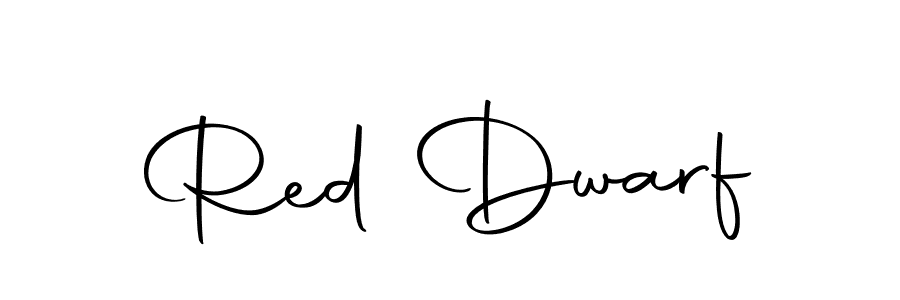 Design your own signature with our free online signature maker. With this signature software, you can create a handwritten (Autography-DOLnW) signature for name Red Dwarf. Red Dwarf signature style 10 images and pictures png