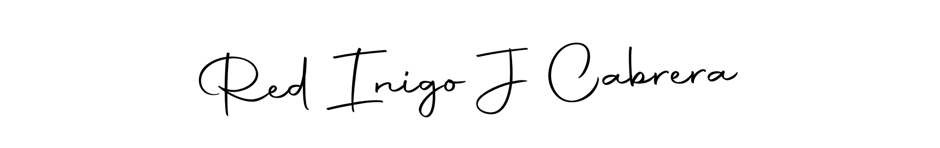 Also we have Red Inigo J Cabrera name is the best signature style. Create professional handwritten signature collection using Autography-DOLnW autograph style. Red Inigo J Cabrera signature style 10 images and pictures png