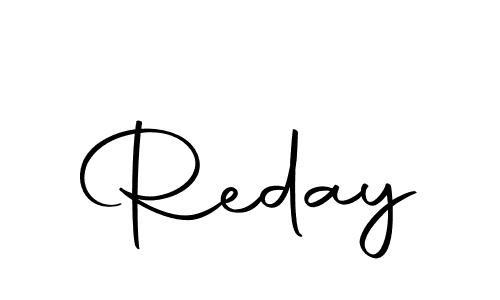 You should practise on your own different ways (Autography-DOLnW) to write your name (Reday) in signature. don't let someone else do it for you. Reday signature style 10 images and pictures png