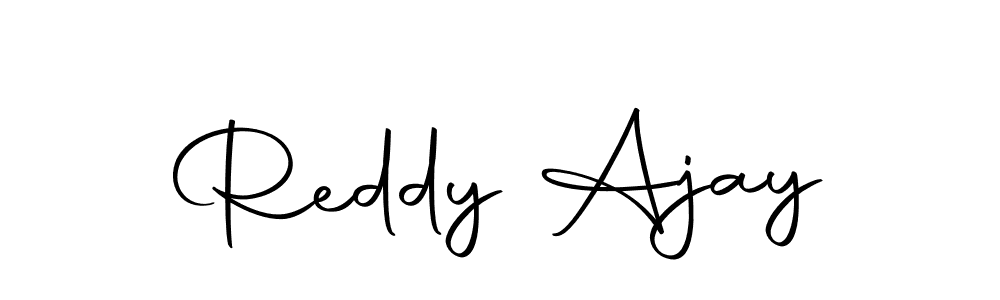 Make a short Reddy Ajay signature style. Manage your documents anywhere anytime using Autography-DOLnW. Create and add eSignatures, submit forms, share and send files easily. Reddy Ajay signature style 10 images and pictures png