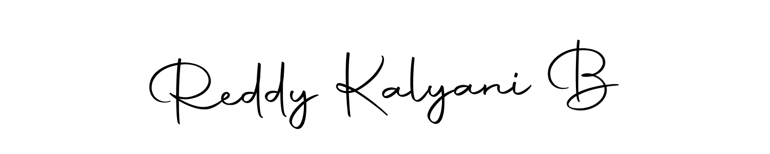 Autography-DOLnW is a professional signature style that is perfect for those who want to add a touch of class to their signature. It is also a great choice for those who want to make their signature more unique. Get Reddy Kalyani B name to fancy signature for free. Reddy Kalyani B signature style 10 images and pictures png