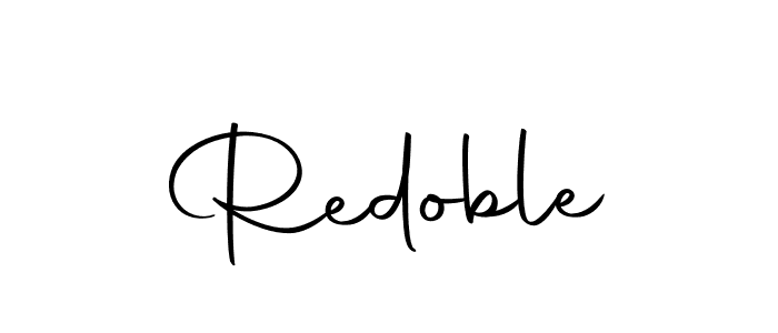 Use a signature maker to create a handwritten signature online. With this signature software, you can design (Autography-DOLnW) your own signature for name Redoble. Redoble signature style 10 images and pictures png