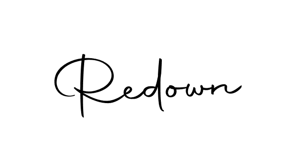 Create a beautiful signature design for name Redown. With this signature (Autography-DOLnW) fonts, you can make a handwritten signature for free. Redown signature style 10 images and pictures png