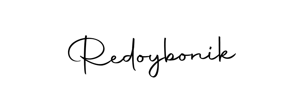Make a beautiful signature design for name Redoybonik. With this signature (Autography-DOLnW) style, you can create a handwritten signature for free. Redoybonik signature style 10 images and pictures png